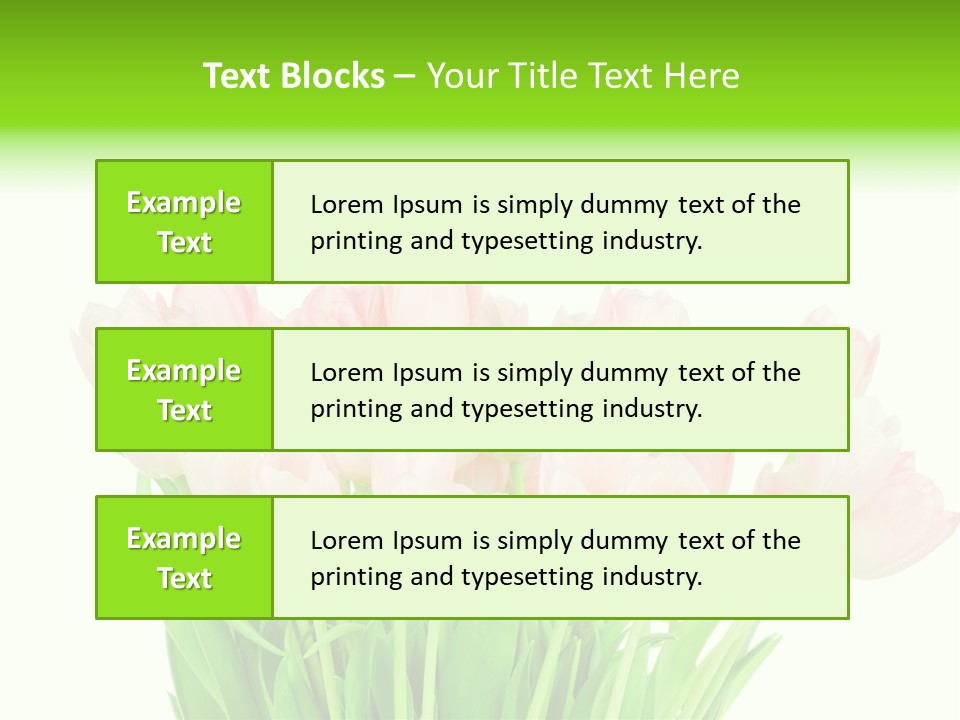 Nature Greeting Color PowerPoint Template