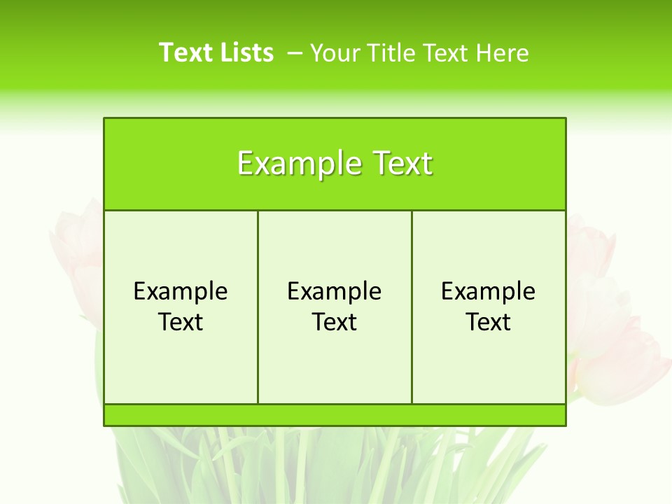Nature Greeting Color PowerPoint Template