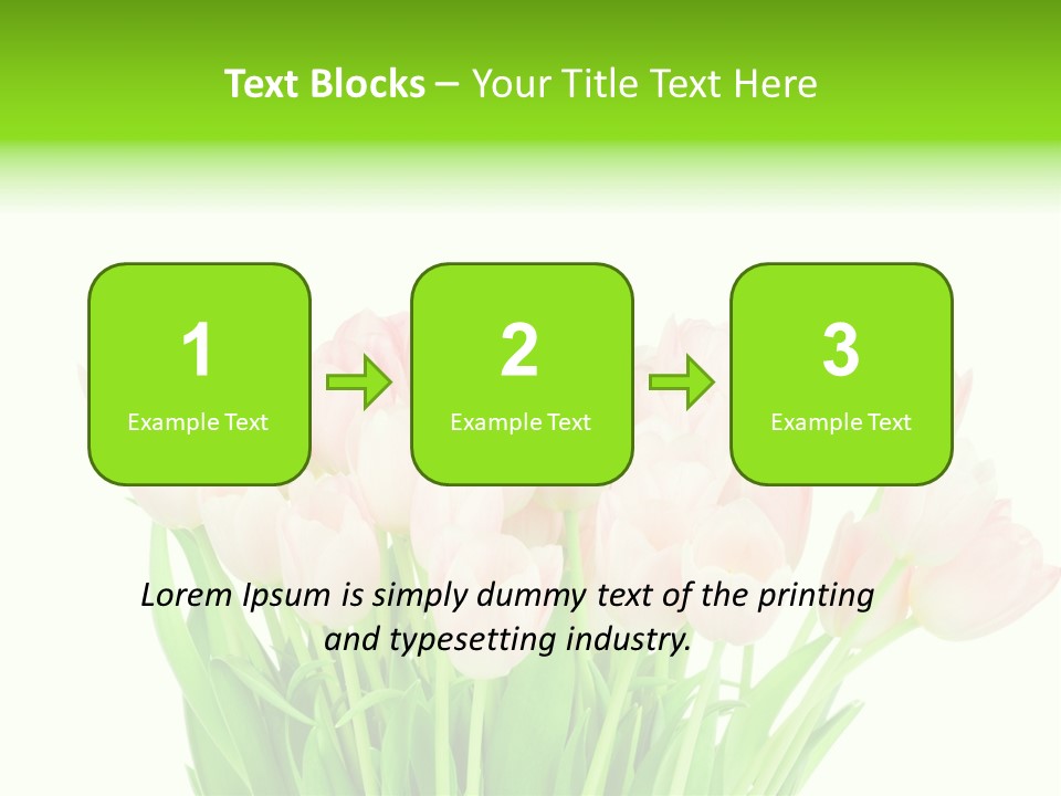 Nature Greeting Color PowerPoint Template