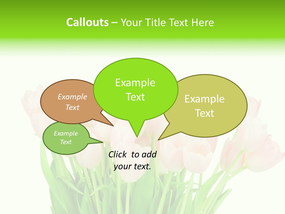 Nature Greeting Color PowerPoint Template