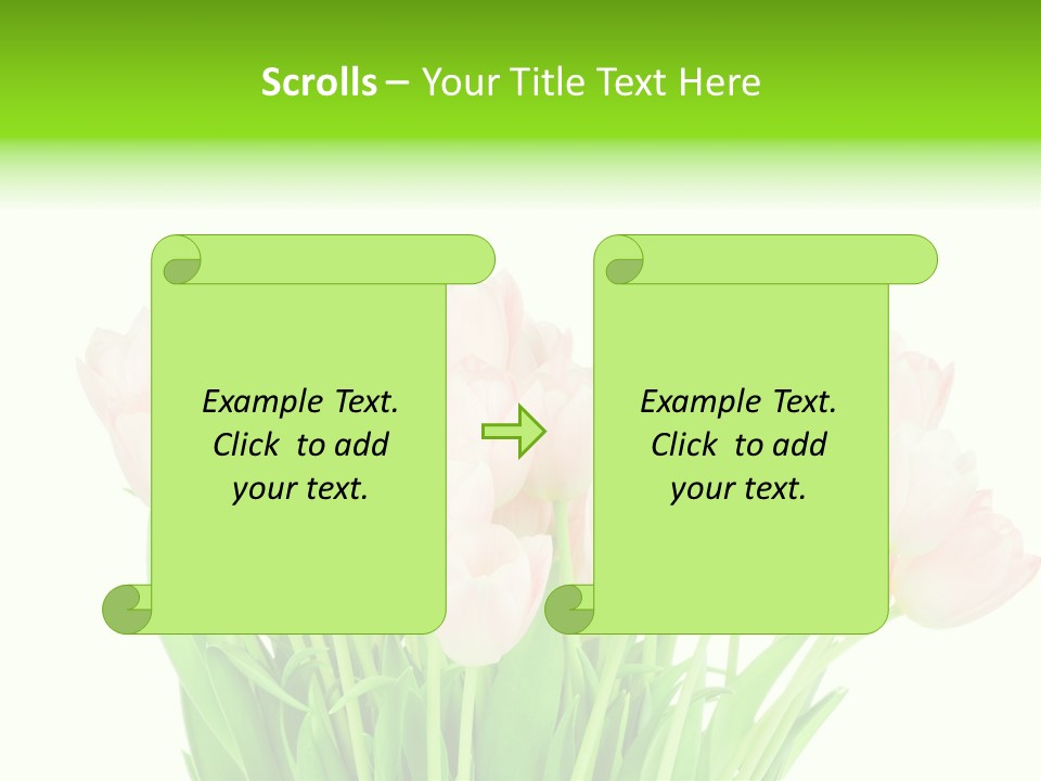 Nature Greeting Color PowerPoint Template
