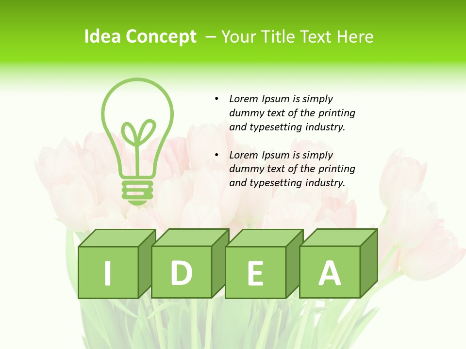 Nature Greeting Color PowerPoint Template