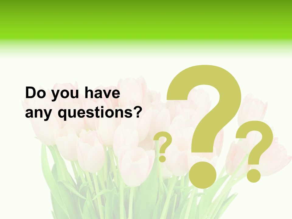 Nature Greeting Color PowerPoint Template