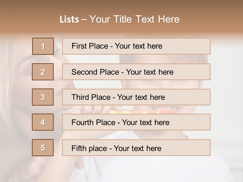 Hygiene Mom Woman PowerPoint Template