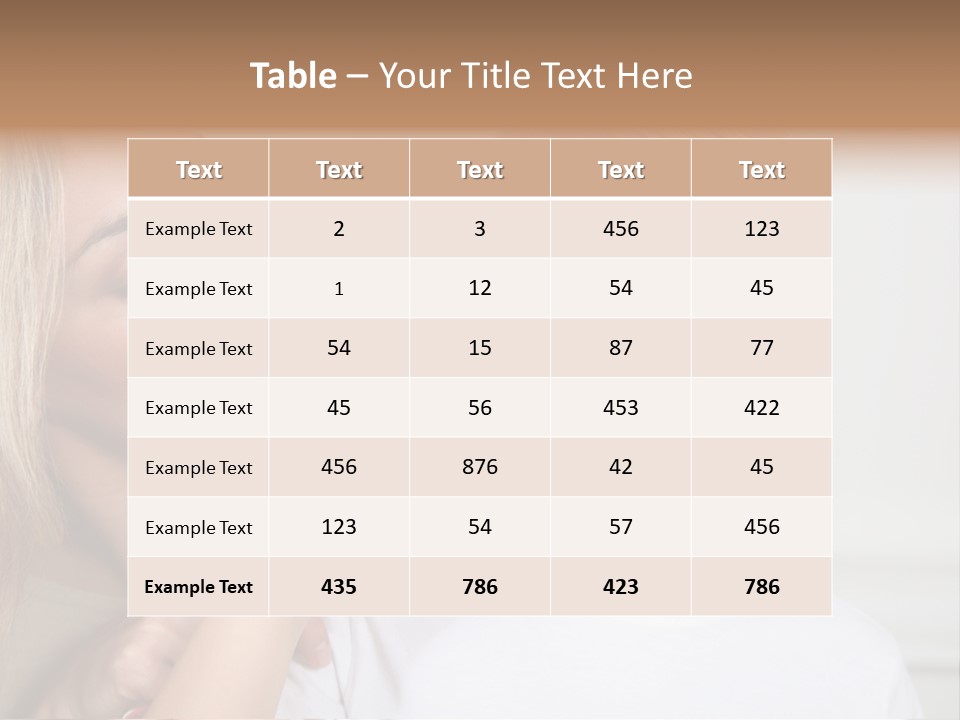 Hygiene Mom Woman PowerPoint Template