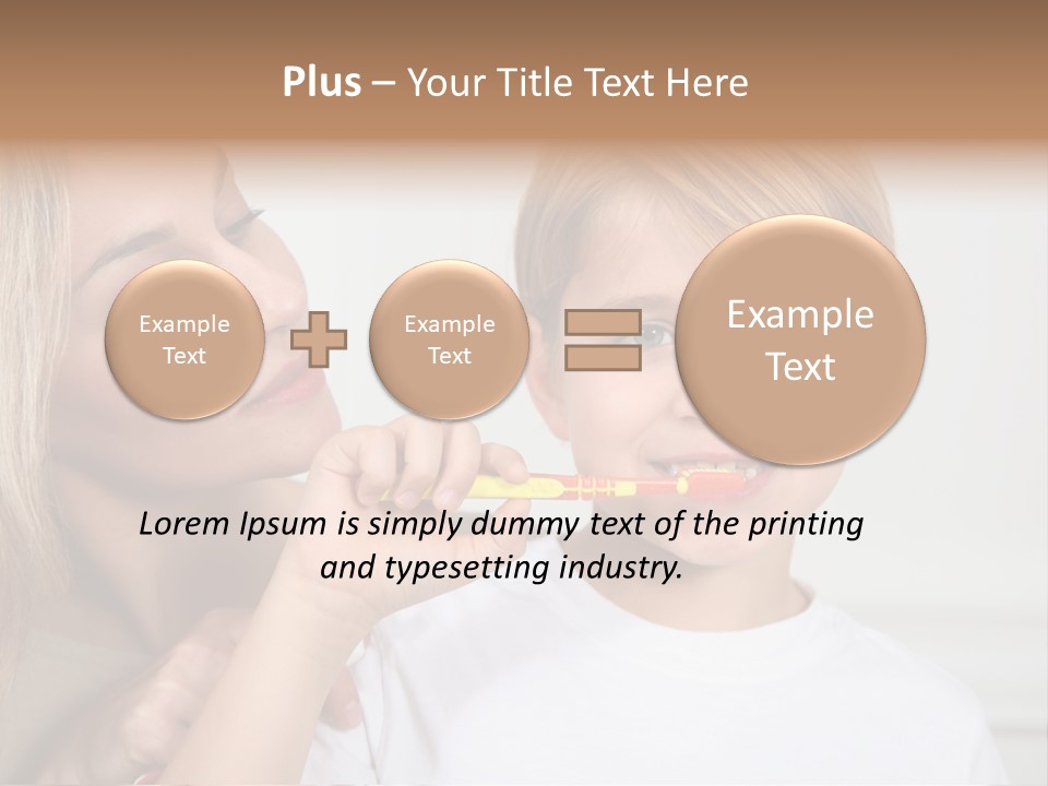 Hygiene Mom Woman PowerPoint Template