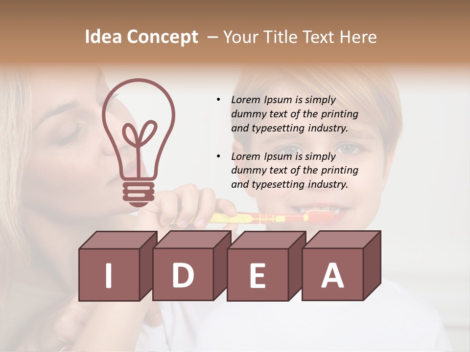 Hygiene Mom Woman PowerPoint Template