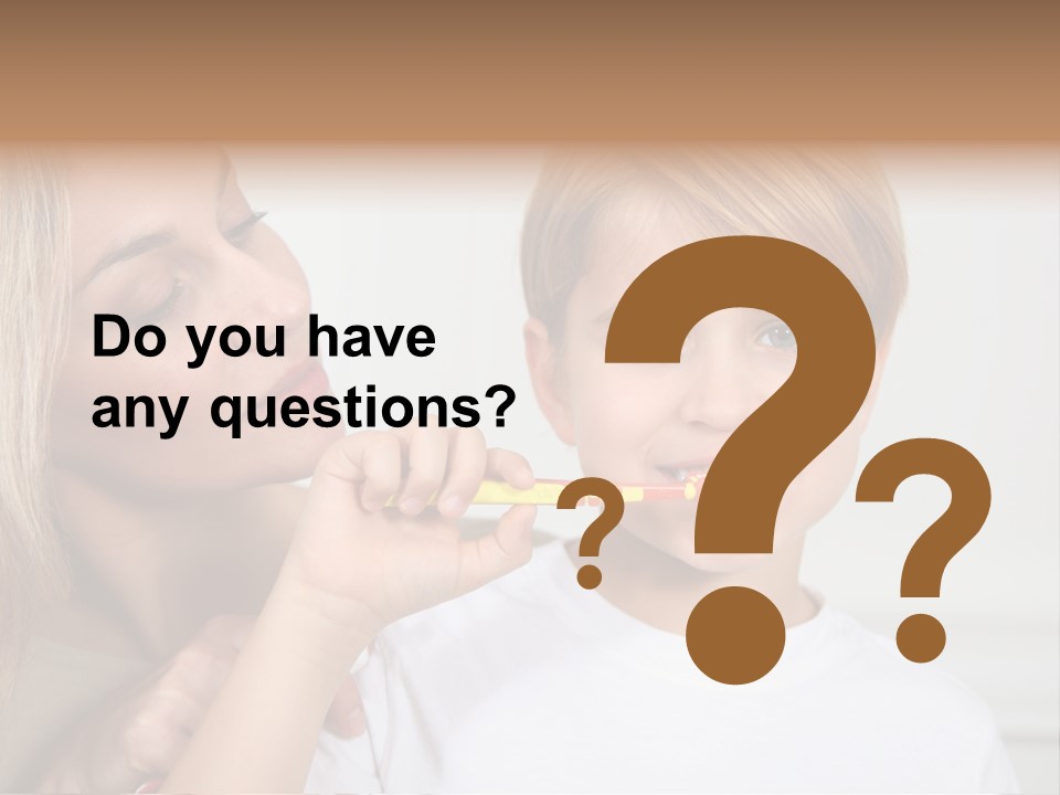 Hygiene Mom Woman PowerPoint Template