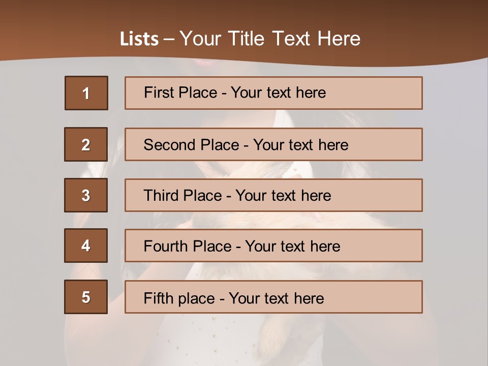 Fashion Domestic Symbol PowerPoint Template
