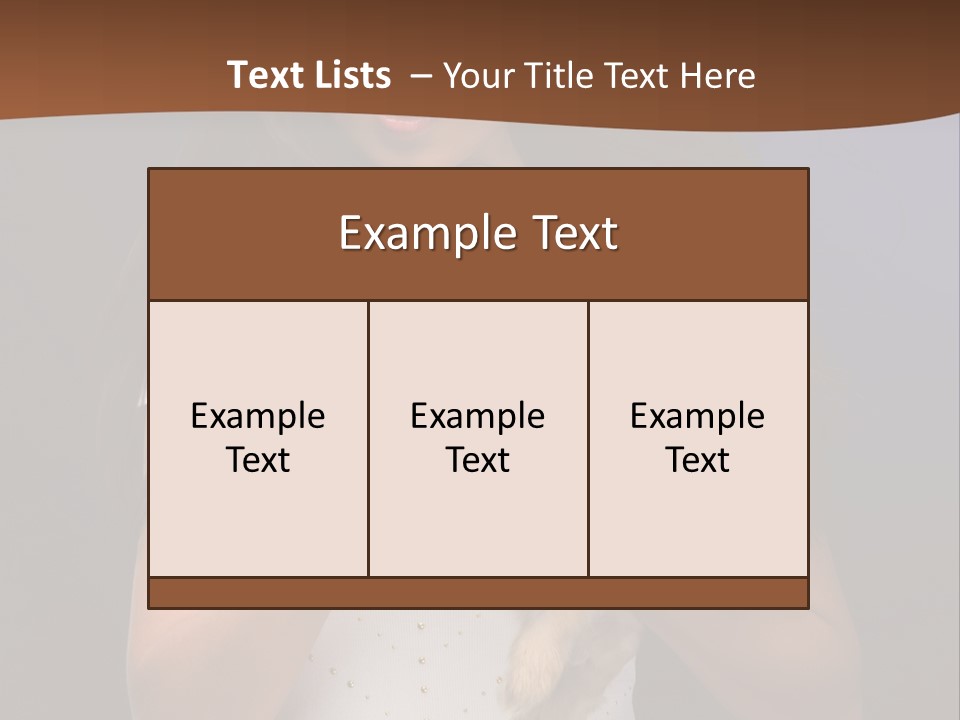Fashion Domestic Symbol PowerPoint Template