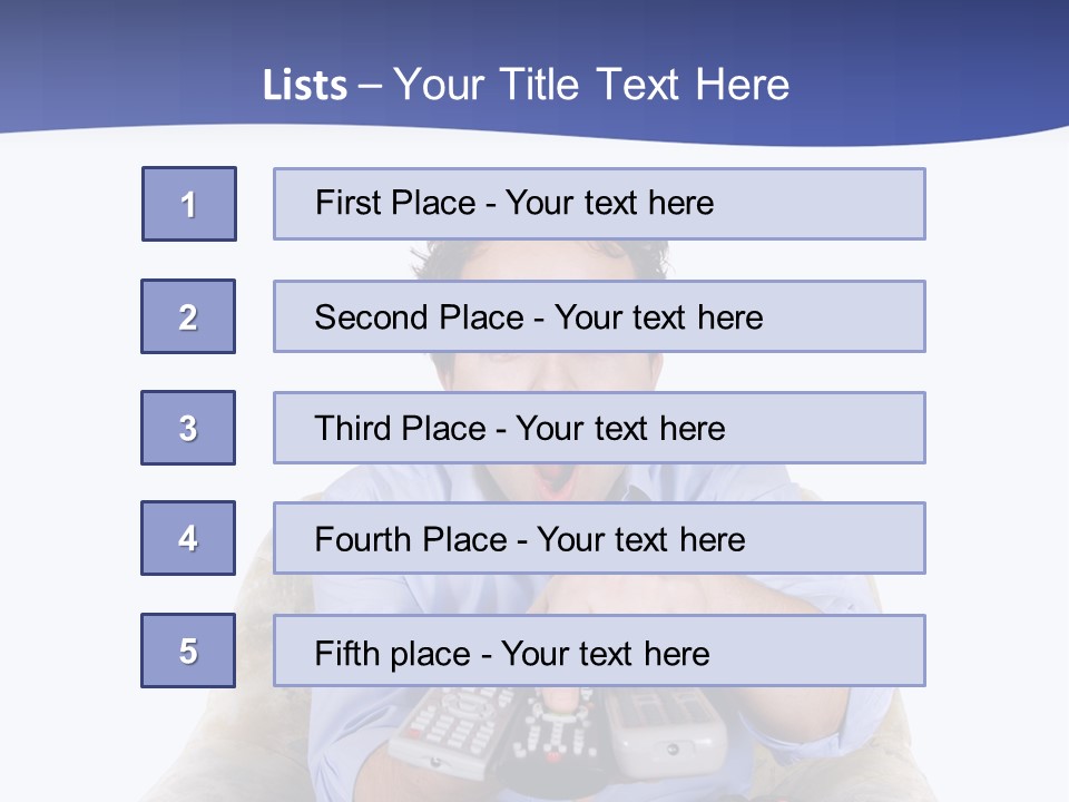 Entertainment Wonder Guy PowerPoint Template
