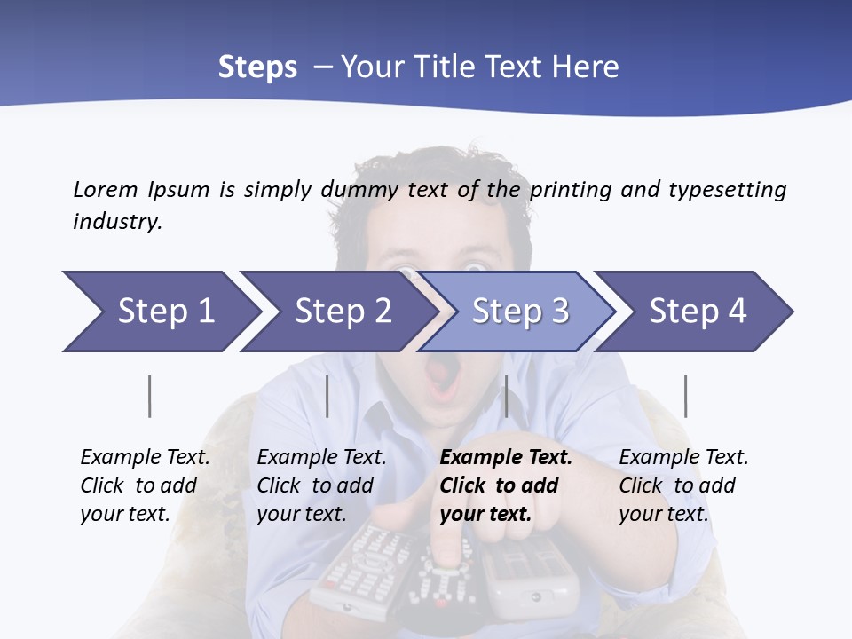Entertainment Wonder Guy PowerPoint Template