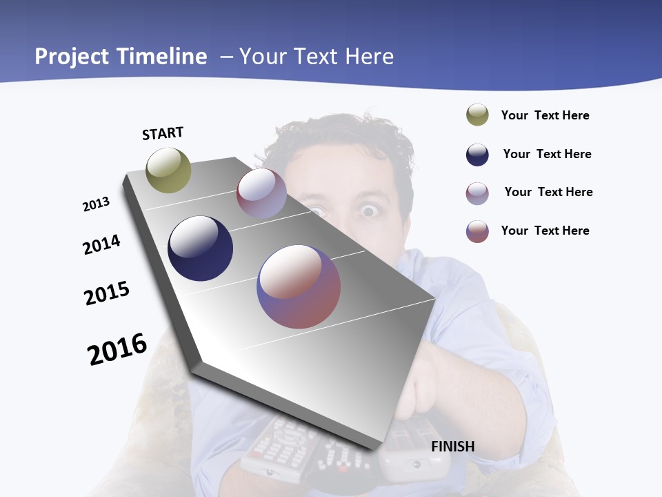 Entertainment Wonder Guy PowerPoint Template