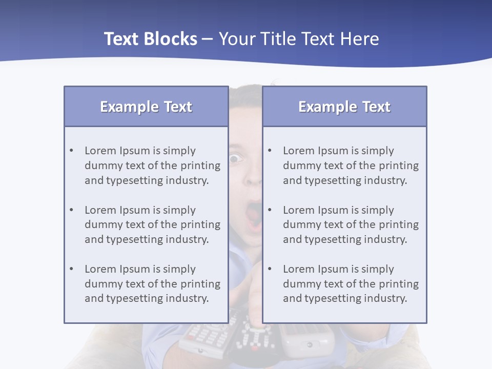 Entertainment Wonder Guy PowerPoint Template