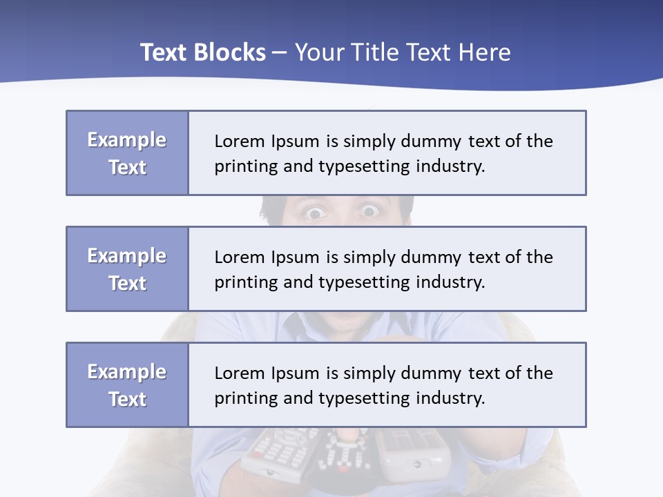 Entertainment Wonder Guy PowerPoint Template