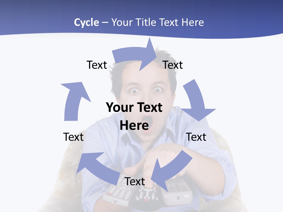 Entertainment Wonder Guy PowerPoint Template