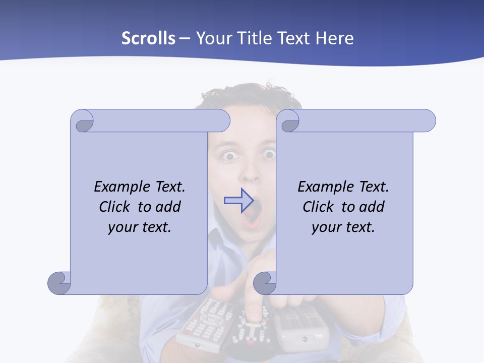 Entertainment Wonder Guy PowerPoint Template