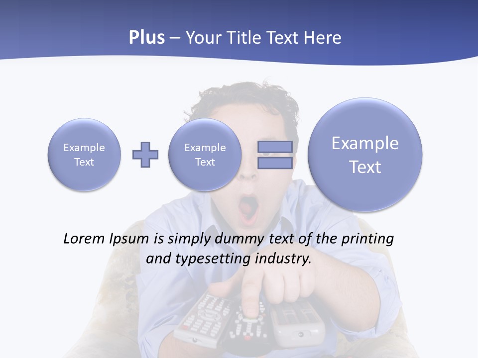 Entertainment Wonder Guy PowerPoint Template