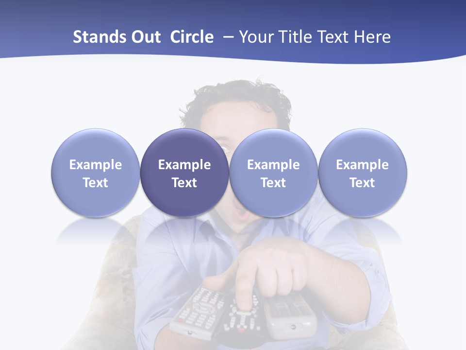 Entertainment Wonder Guy PowerPoint Template