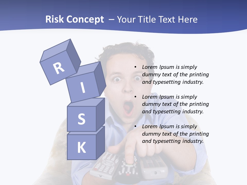 Entertainment Wonder Guy PowerPoint Template