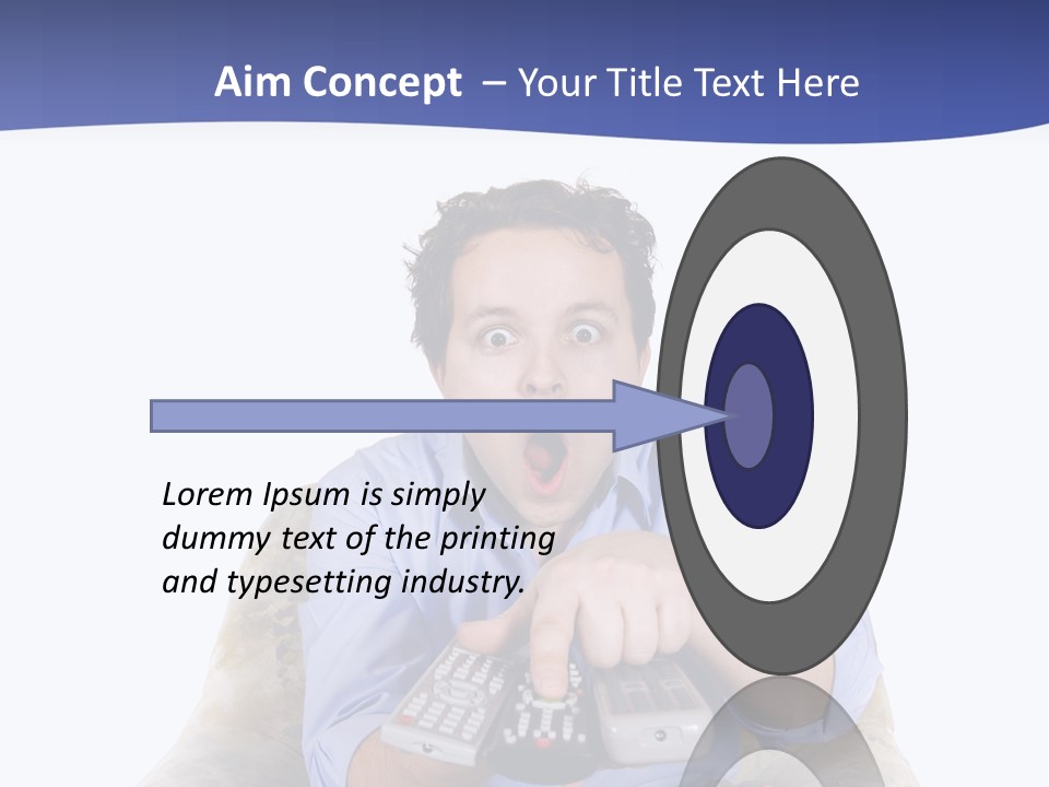 Entertainment Wonder Guy PowerPoint Template