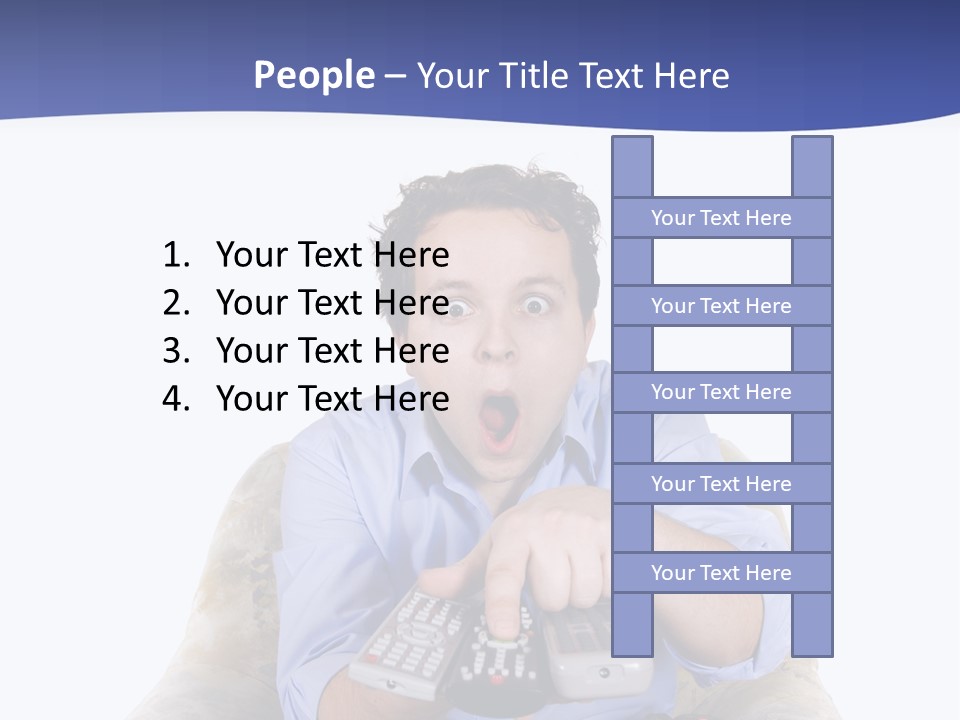 Entertainment Wonder Guy PowerPoint Template