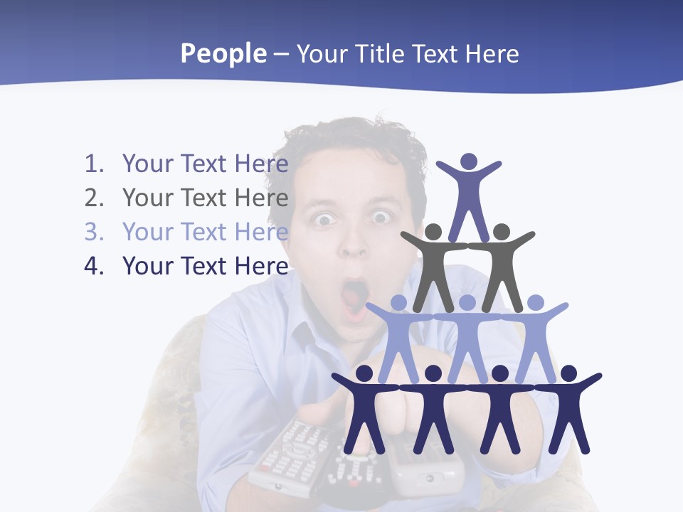 Entertainment Wonder Guy PowerPoint Template