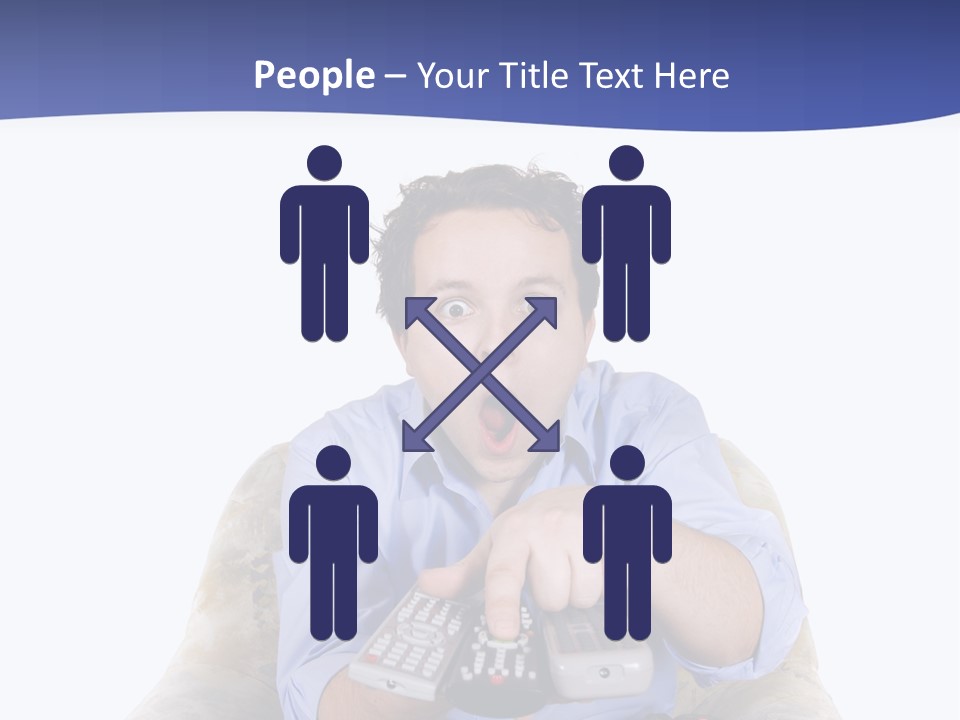 Entertainment Wonder Guy PowerPoint Template