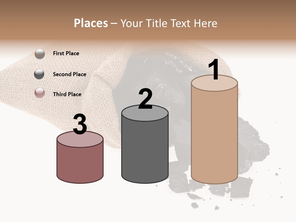 Carbon Coal Cut PowerPoint Template