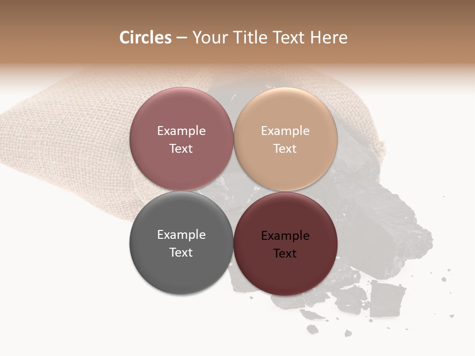 Carbon Coal Cut PowerPoint Template