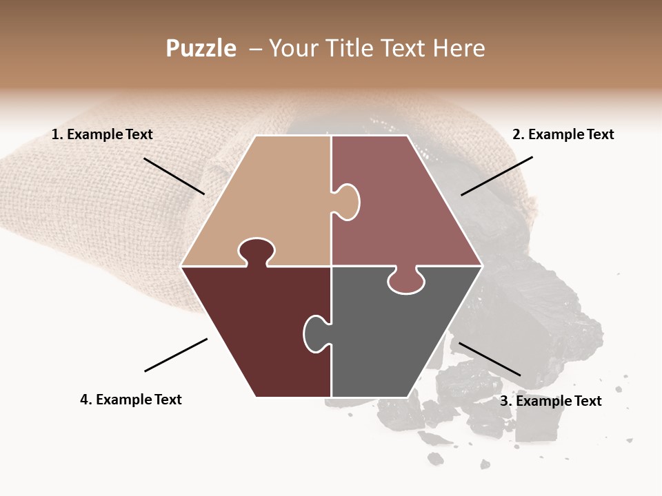 Carbon Coal Cut PowerPoint Template