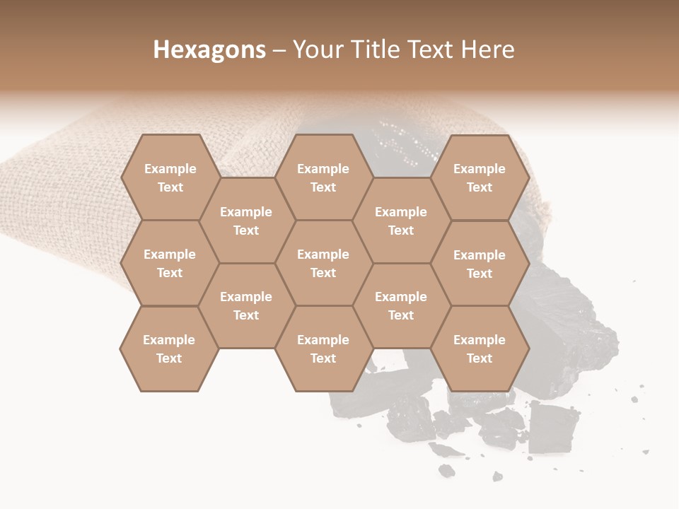 Carbon Coal Cut PowerPoint Template