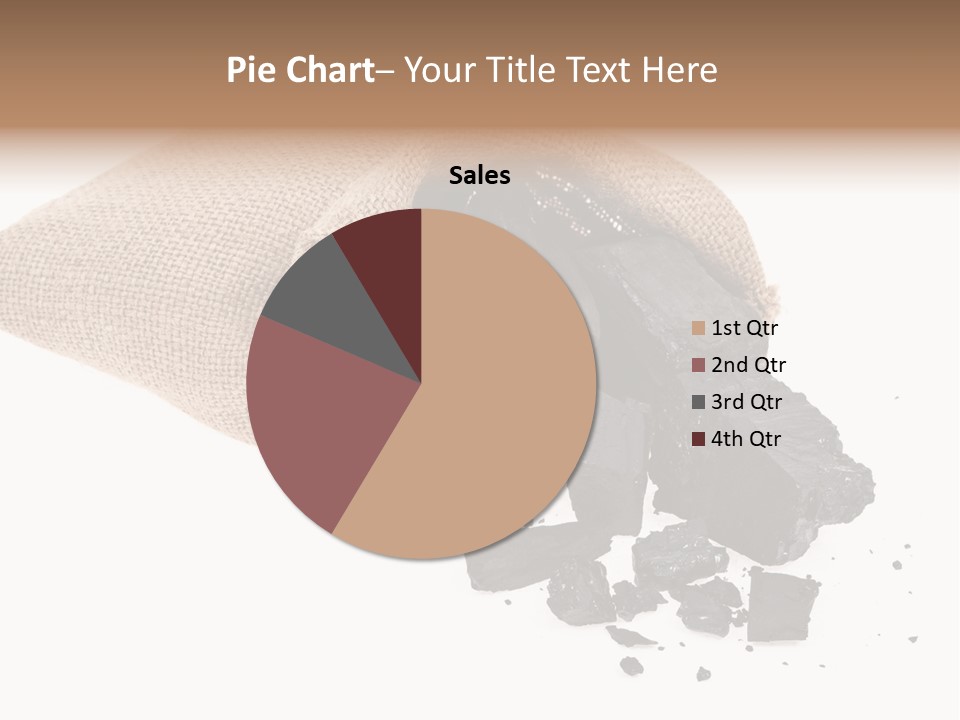Carbon Coal Cut PowerPoint Template