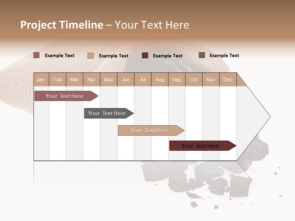 Carbon Coal Cut PowerPoint Template