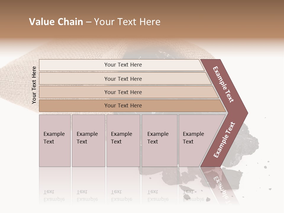 Carbon Coal Cut PowerPoint Template