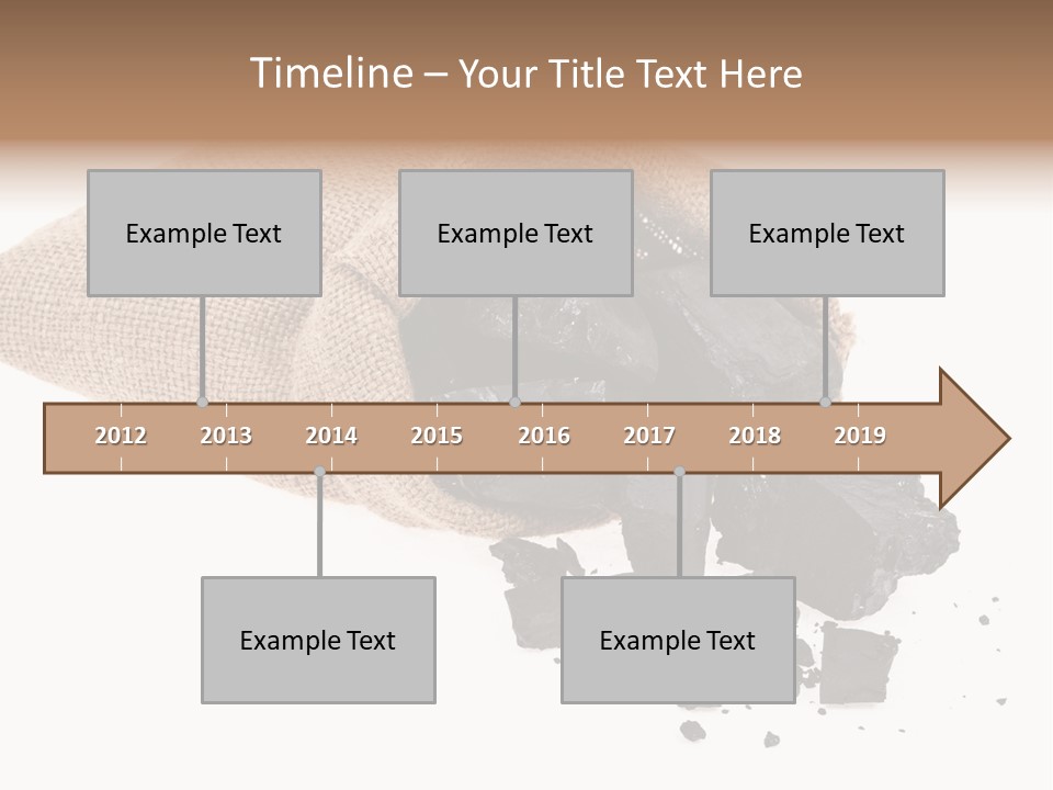 Carbon Coal Cut PowerPoint Template