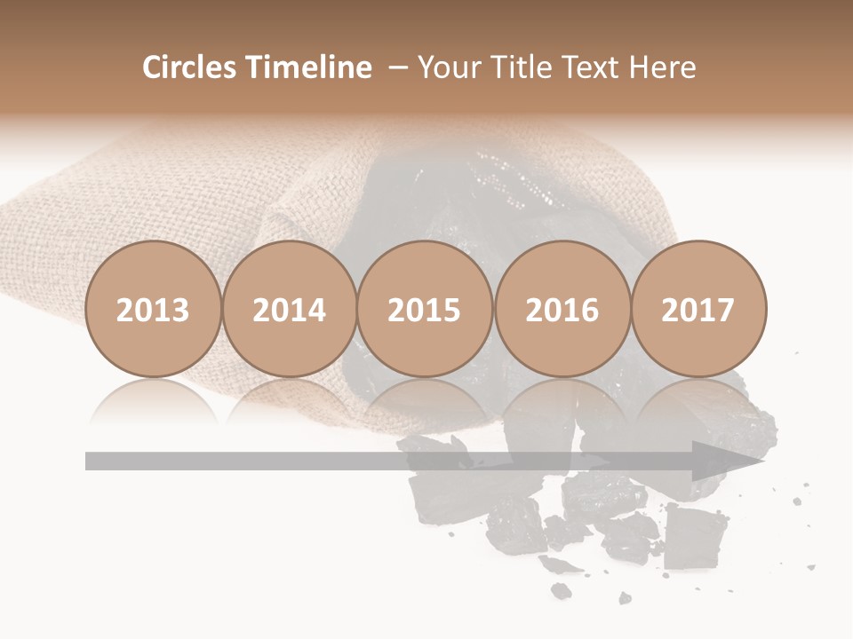 Carbon Coal Cut PowerPoint Template