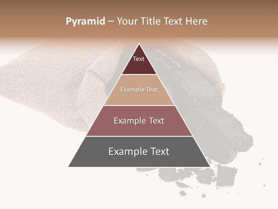 Carbon Coal Cut PowerPoint Template