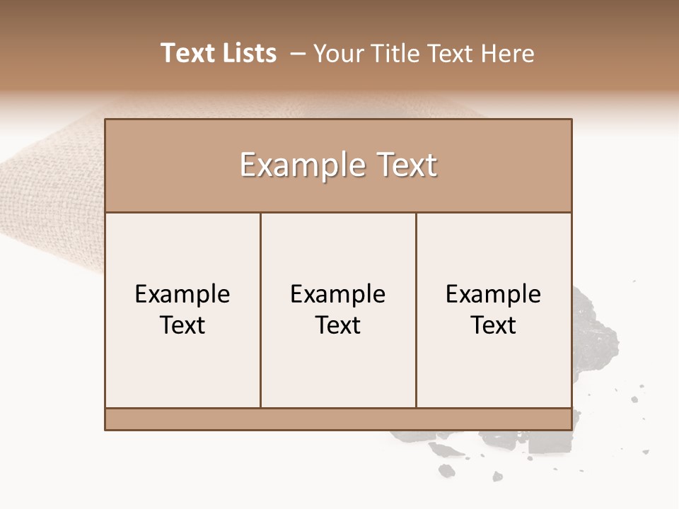 Carbon Coal Cut PowerPoint Template