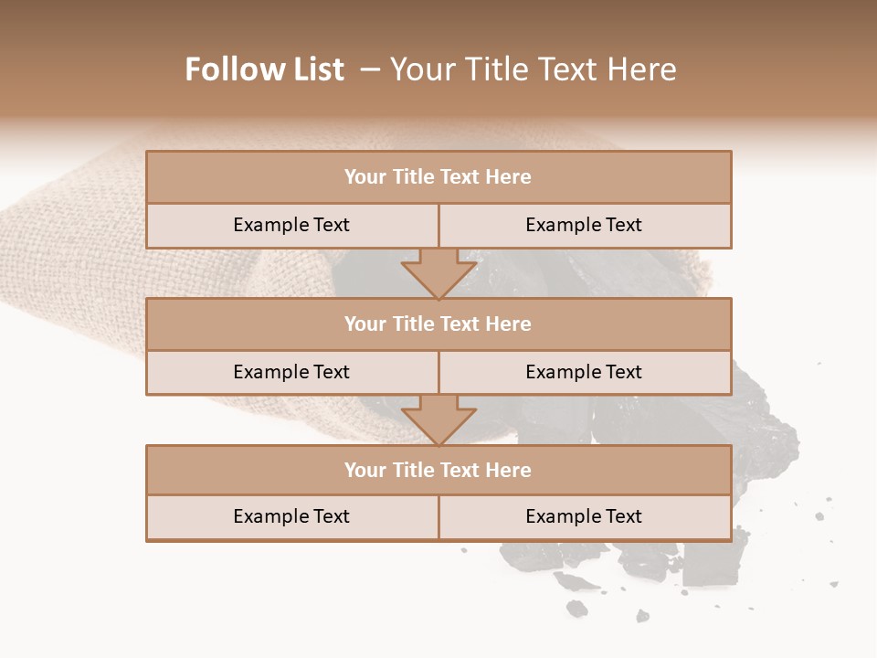 Carbon Coal Cut PowerPoint Template