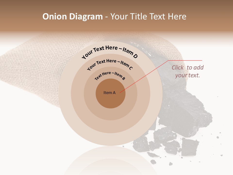 Carbon Coal Cut PowerPoint Template