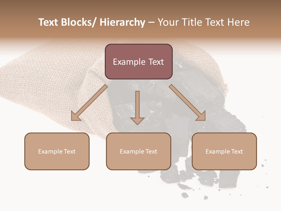Carbon Coal Cut PowerPoint Template
