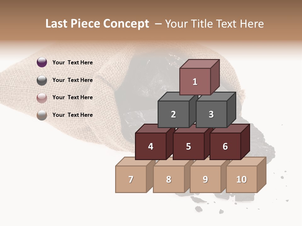 Carbon Coal Cut PowerPoint Template