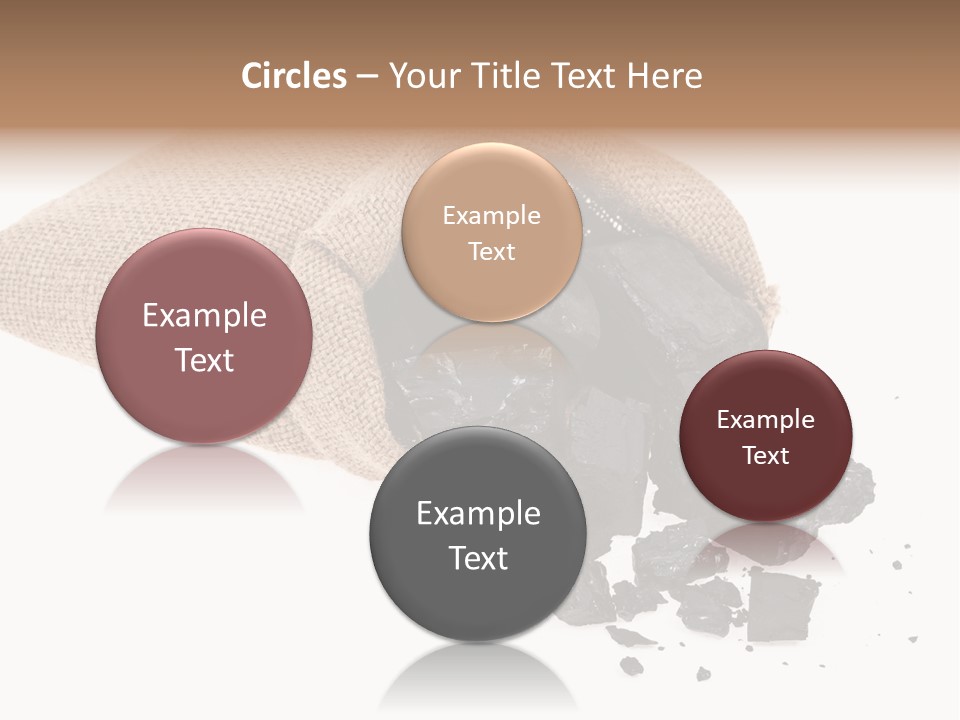 Carbon Coal Cut PowerPoint Template