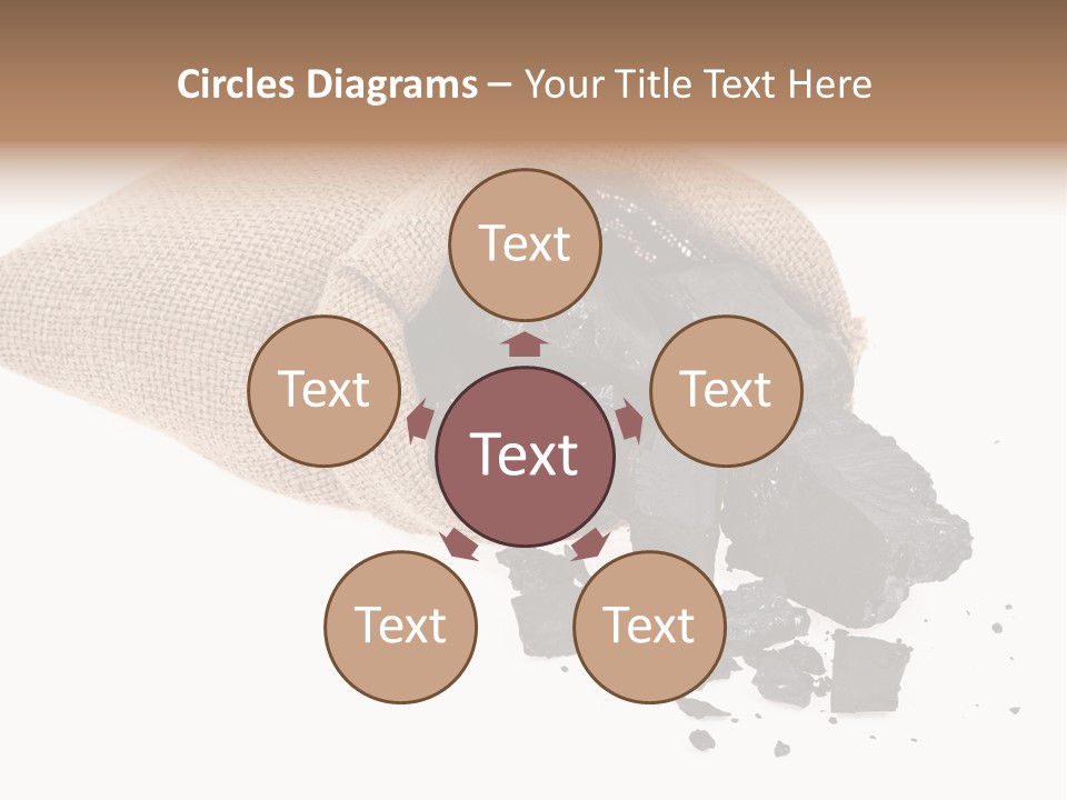 Carbon Coal Cut PowerPoint Template