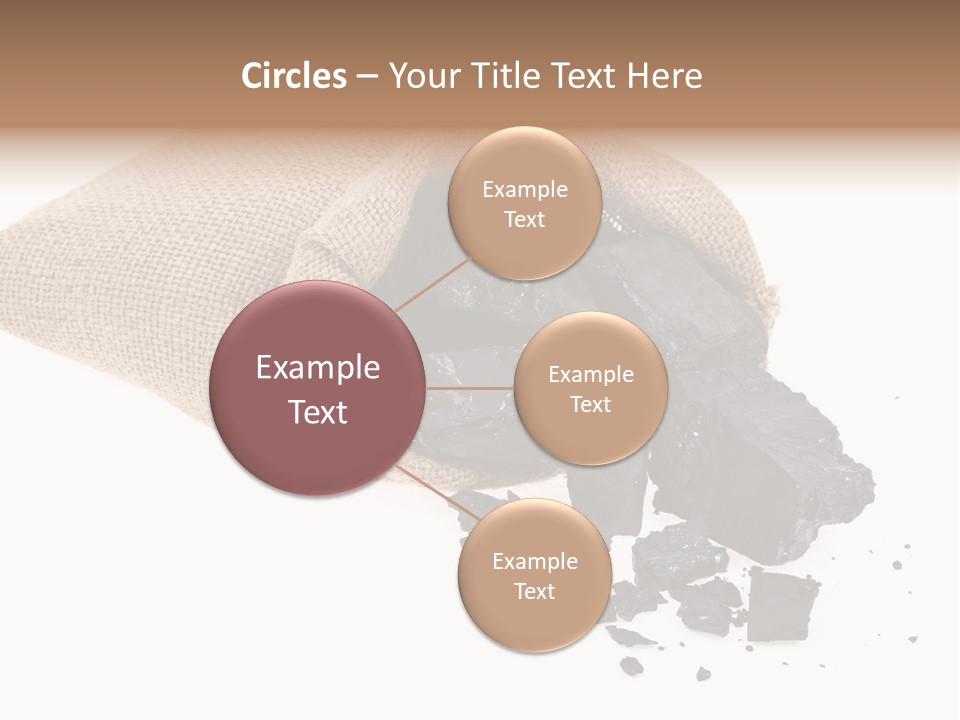 Carbon Coal Cut PowerPoint Template