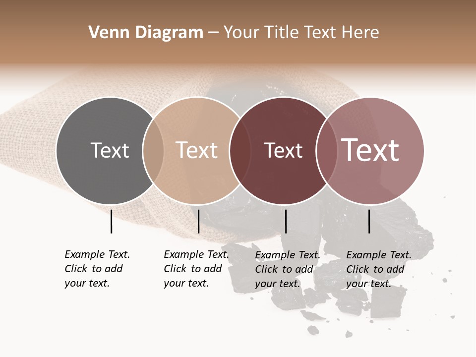 Carbon Coal Cut PowerPoint Template