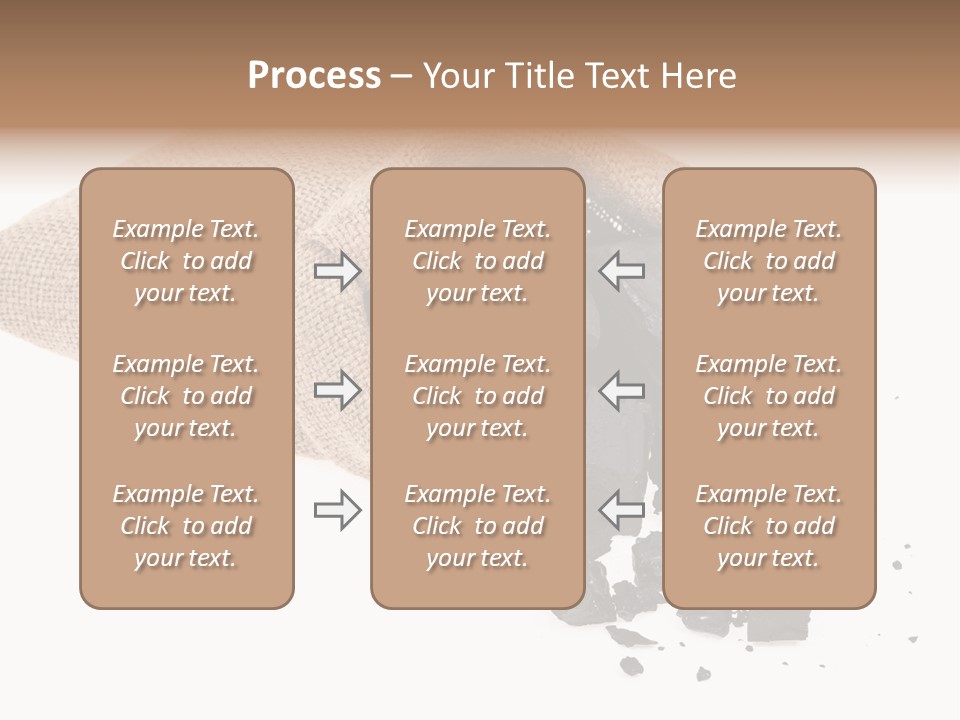 Carbon Coal Cut PowerPoint Template