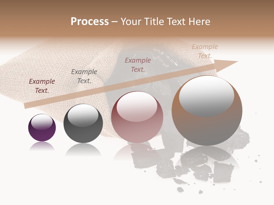 Carbon Coal Cut PowerPoint Template