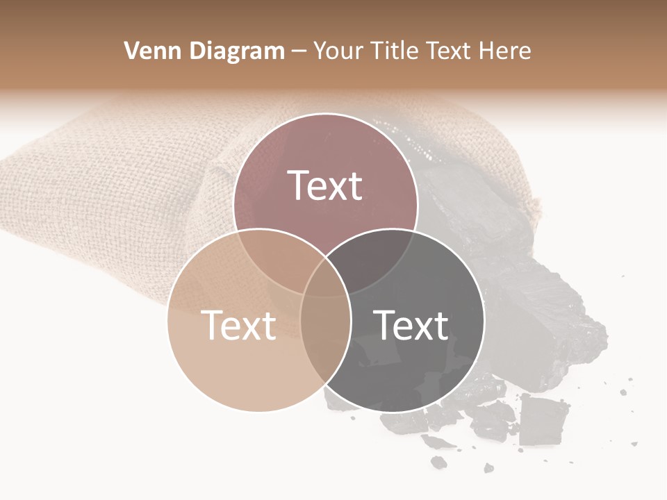 Carbon Coal Cut PowerPoint Template